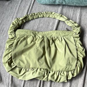 Green shoulder bag